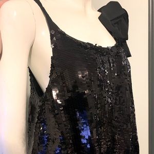 BLACK SEQUIN SEE BY CHLOE DRESS